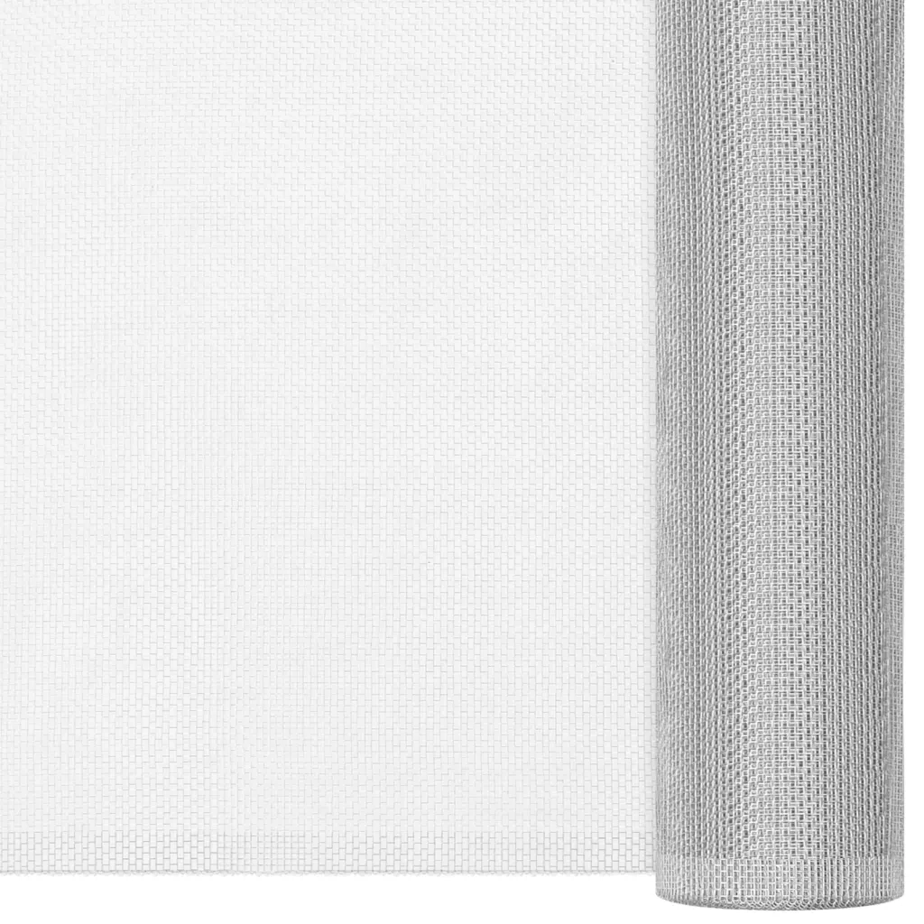 Zanzariera in Alluminio 112x2000 cm Argento CFW2557229