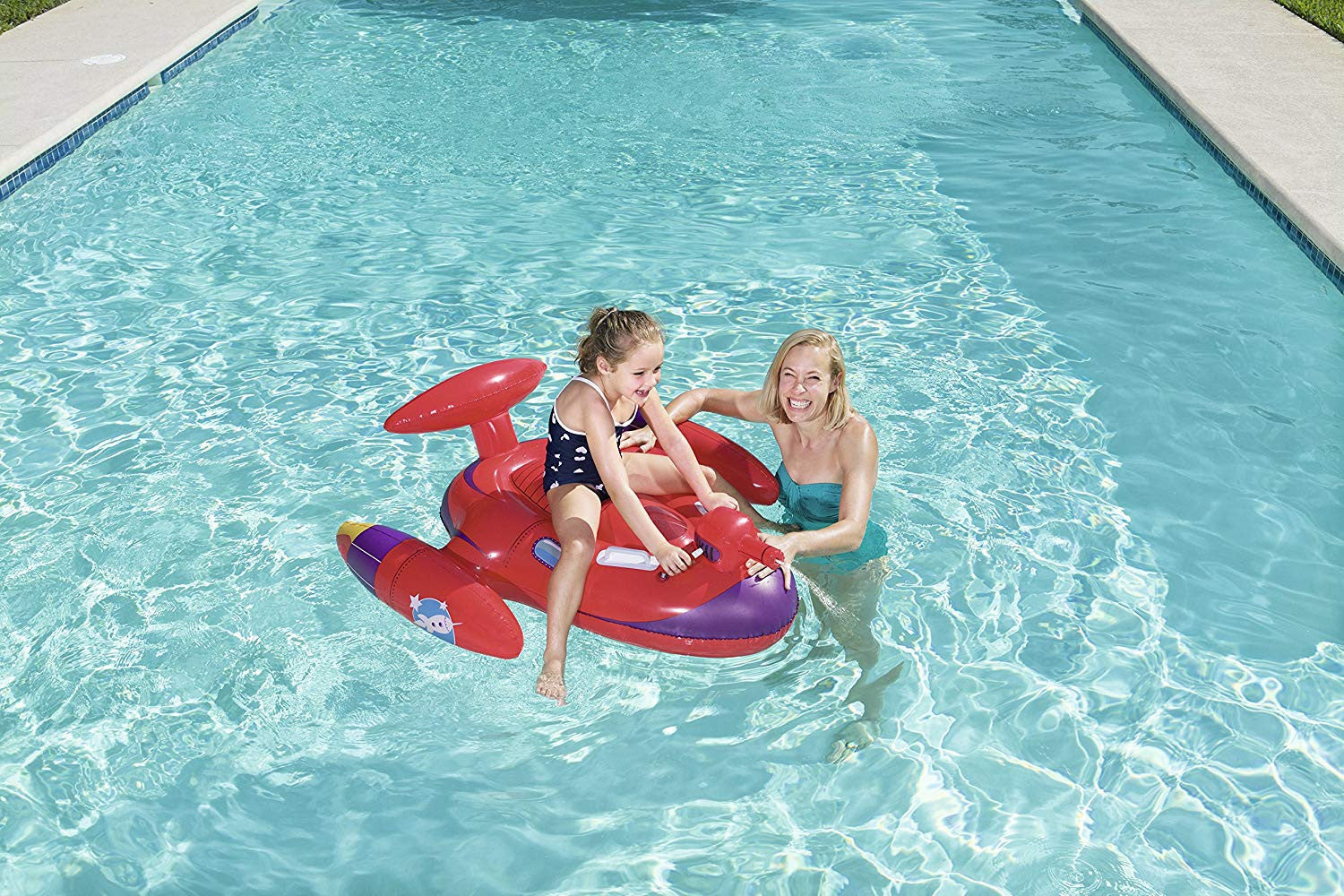 Cavalcabile Gonfiabile spazio 109x89 cm con maniglie e oblò Bestway 41100