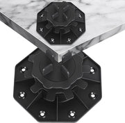 Supporto per Tavole da Terrazza e Pavimenti in Pietra – Altezza Regolabile 65-140 mm – Realizzato in PP Durevole – Adatto per Esterni – 100 Pezzi