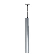 Atmos Lampada a Sospensione LED Tubolare GU10 Serie XL, Installazione Superficie o Incasso, Finitura Argento, Design Moderno per Illuminazione Interna
