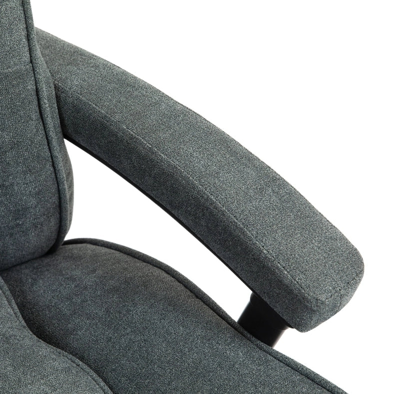 Sedia da ufficio ergonomica grigia, portata 200 kg