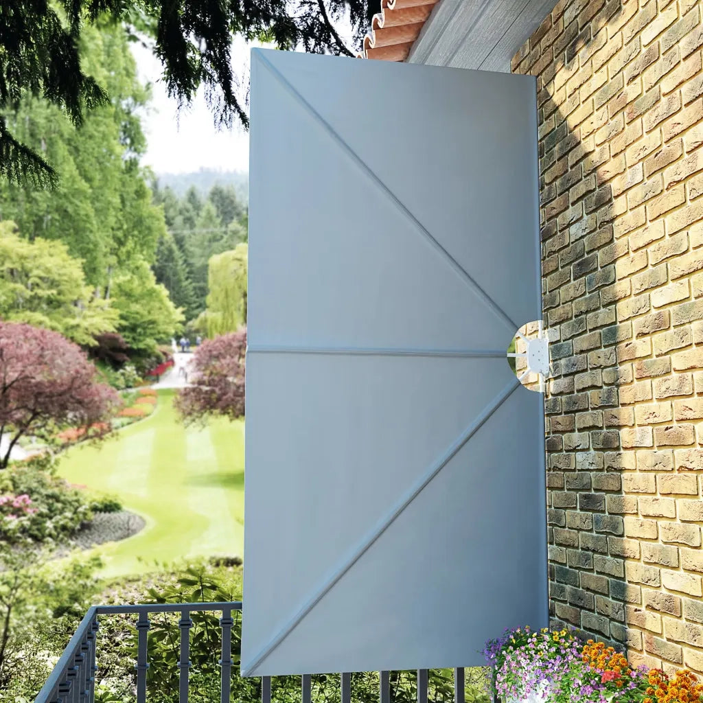 Tenda Laterale per Terrazza Pieghevole Grigio 300x150 cm cod mxl 14820
