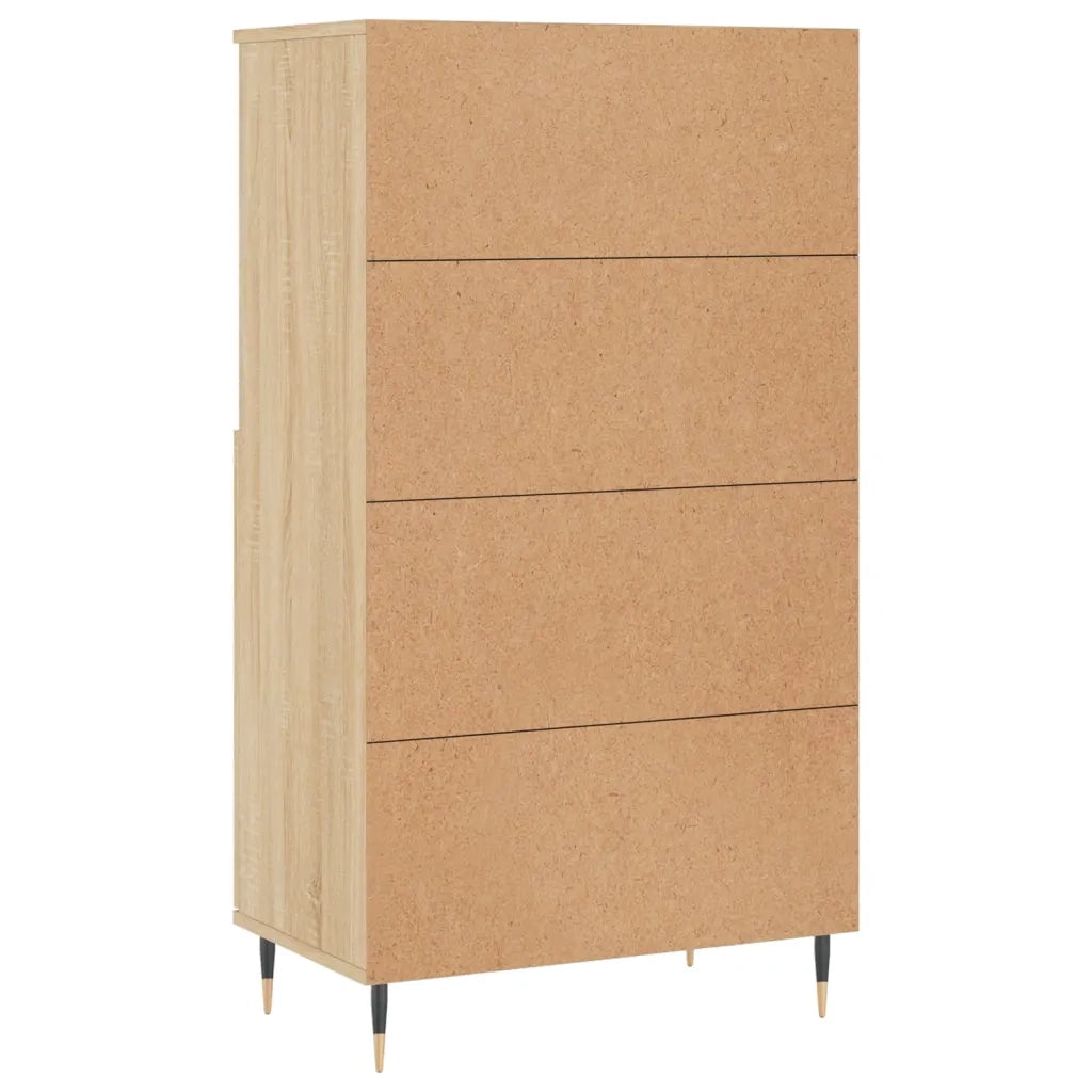Credenza | Madia | Buffet da pranzo | Armadio da pranzo Rovere Sonoma 60x36x110 cm in Legno Multistrato