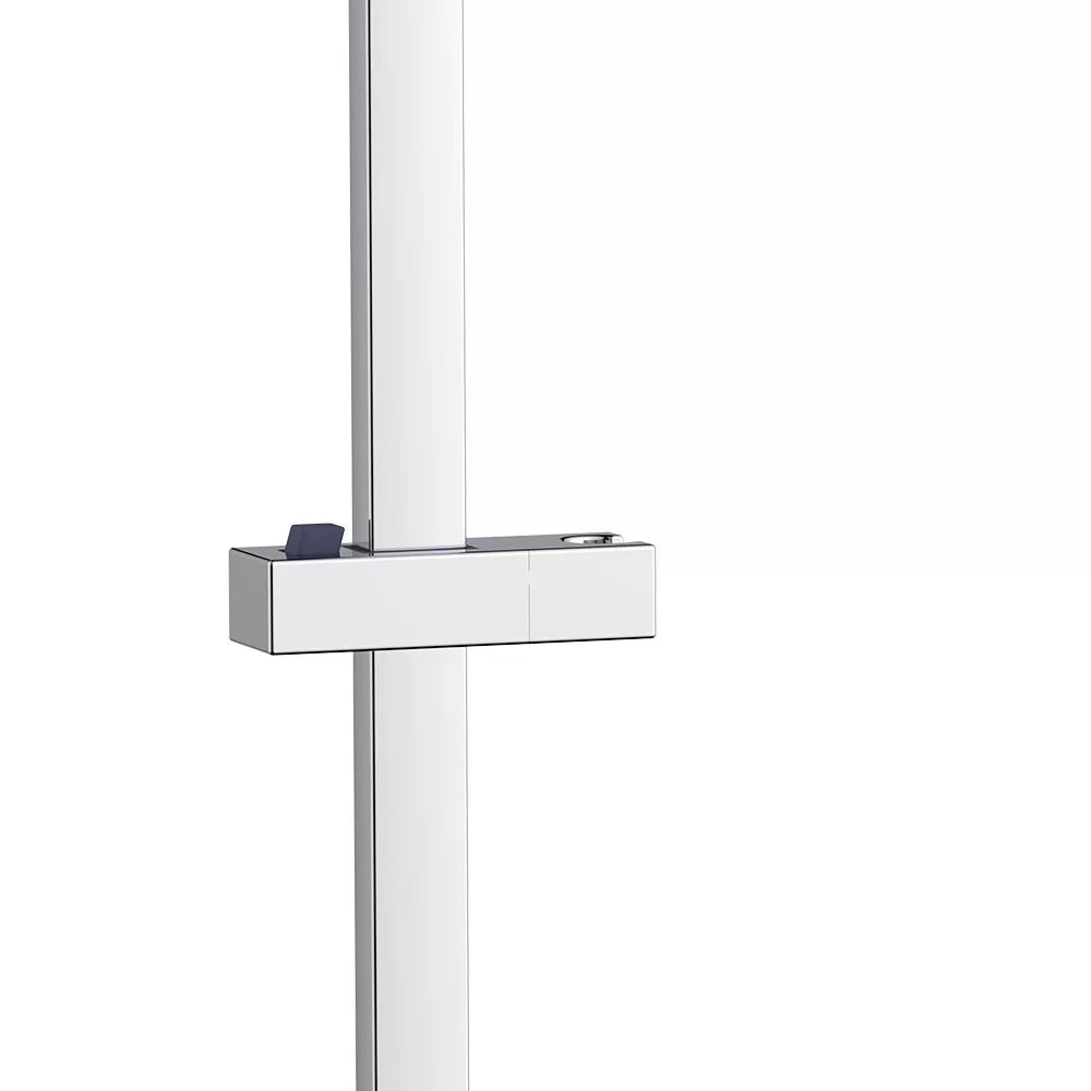 Asta square per saliscendi con 2 supporti regolabil