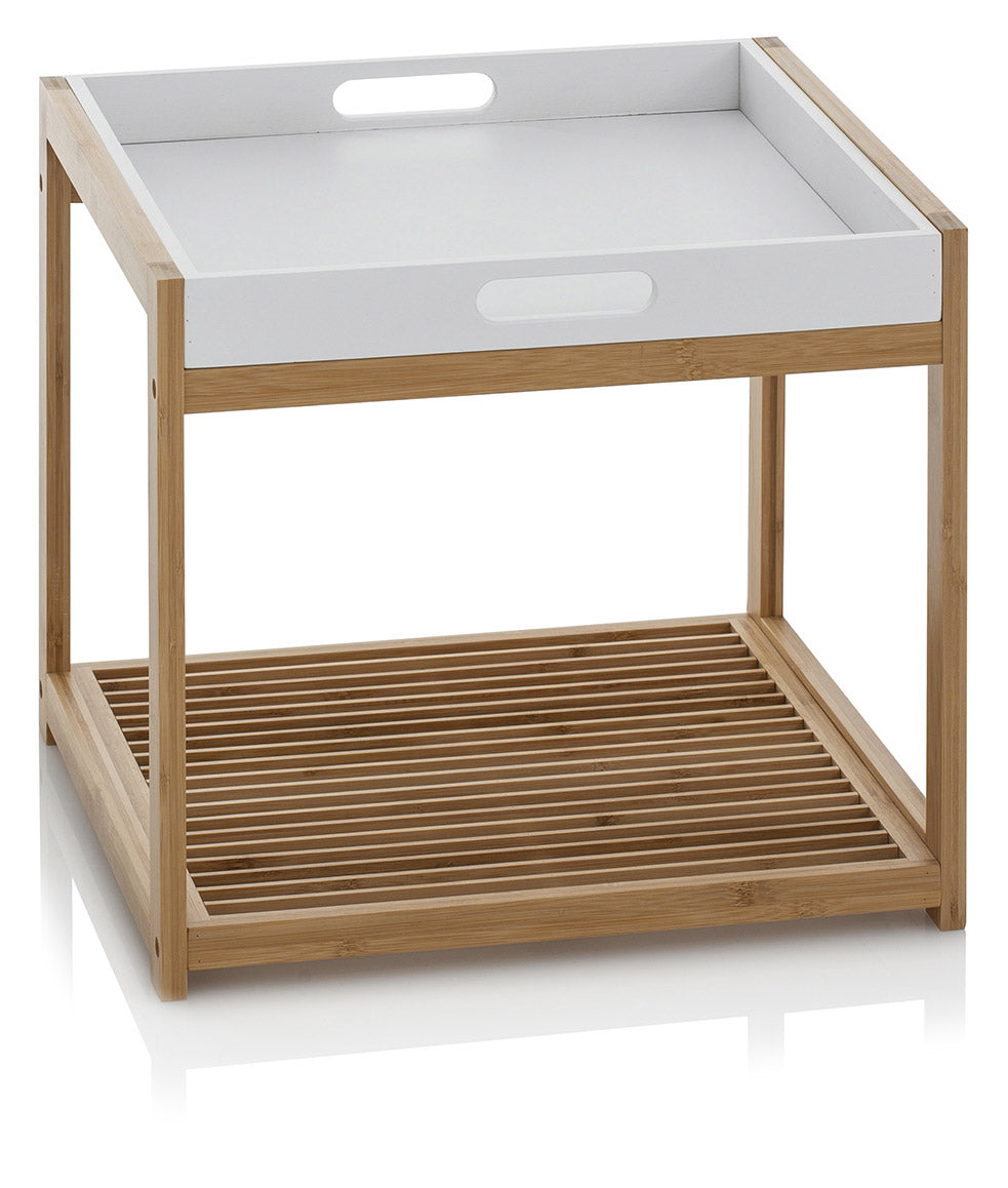 Tavolino con Vassoio 44x40x40 cm in Legno