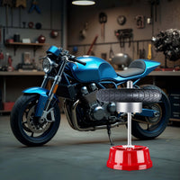 Equilibratrice portatile 29 x 29 x 57,5 cm, equilibratrice gomme auto e moto, per mozzi da 3,8 a 10,2 cm