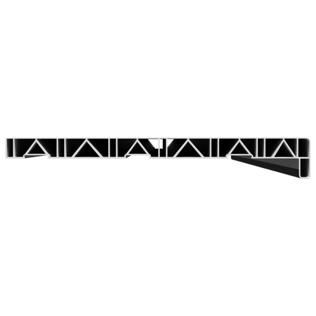Soglia della Finestra Nero con Venature del Legno PVC CFW6223770