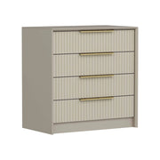 Fanoos, Cassettiera 7 Cassetti, 72x45x77h cm Grigio Cemento