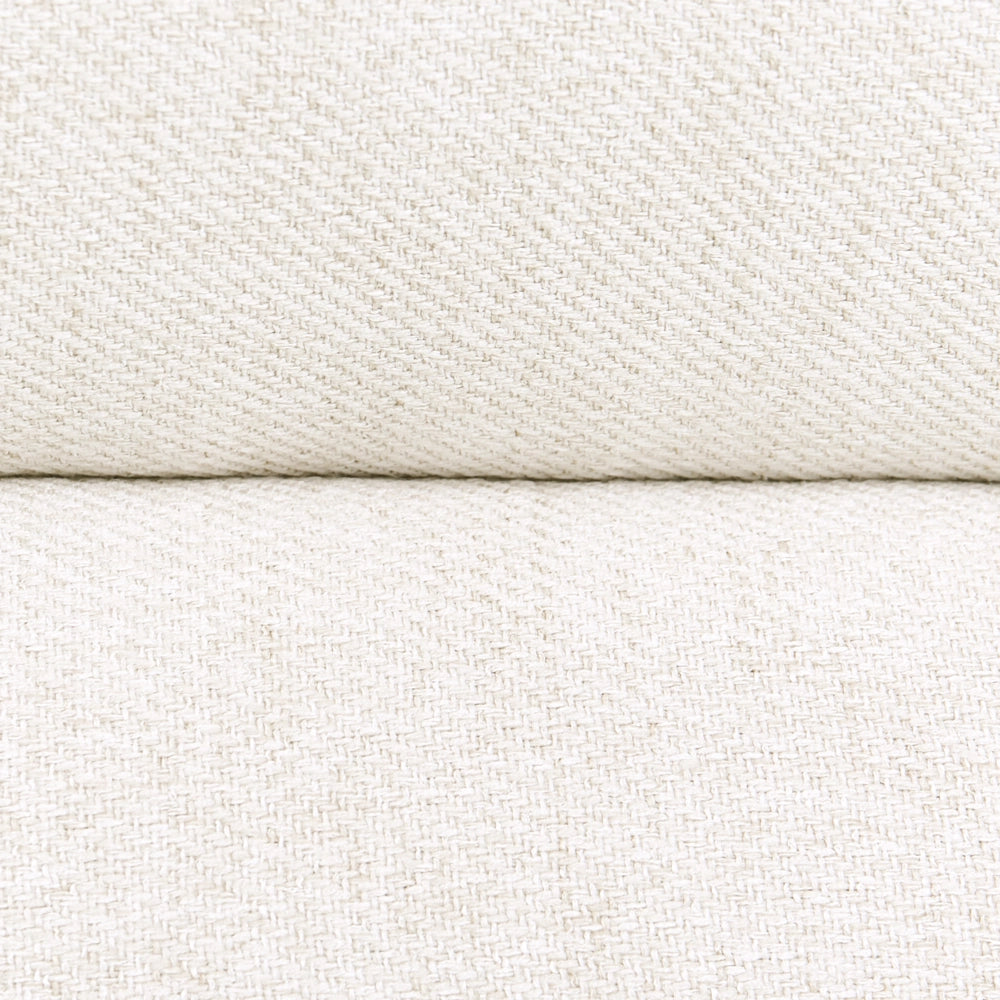 Poltrona bianco sporco rivestimento in tessuto gambe in acciaio dorato soggiorno camera da letto poltrona decorativa