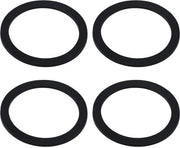 O-ring di gomma per sifon di doccia - 4 pezzi - per imballaggio di riserva - 105mm x 85mm - nero - 90mm - 4mm - per sifon base - per doccia