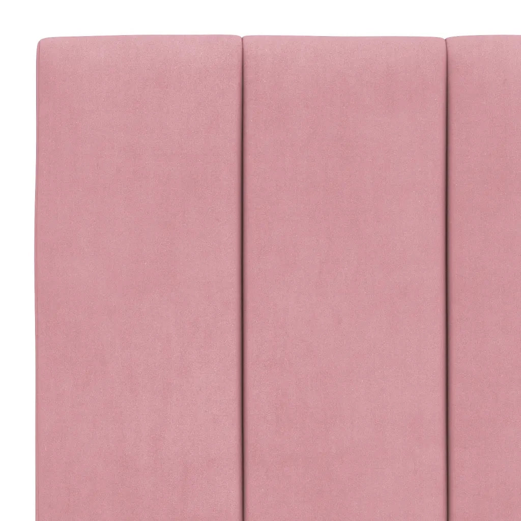 Cuscino Testiera Hanko Rosa 80 cm in Velluto 374648