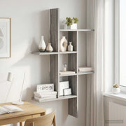 Scaffale da parete Sonoma grigio 61 x 15 x 102 cm 8012193