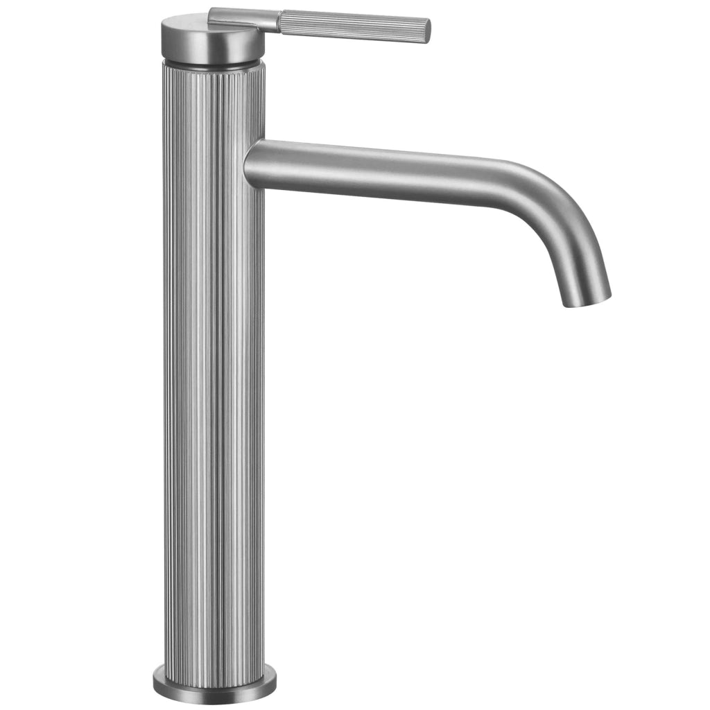 Rubinetto Da Lavabo Rea Argon Brush Nickel High