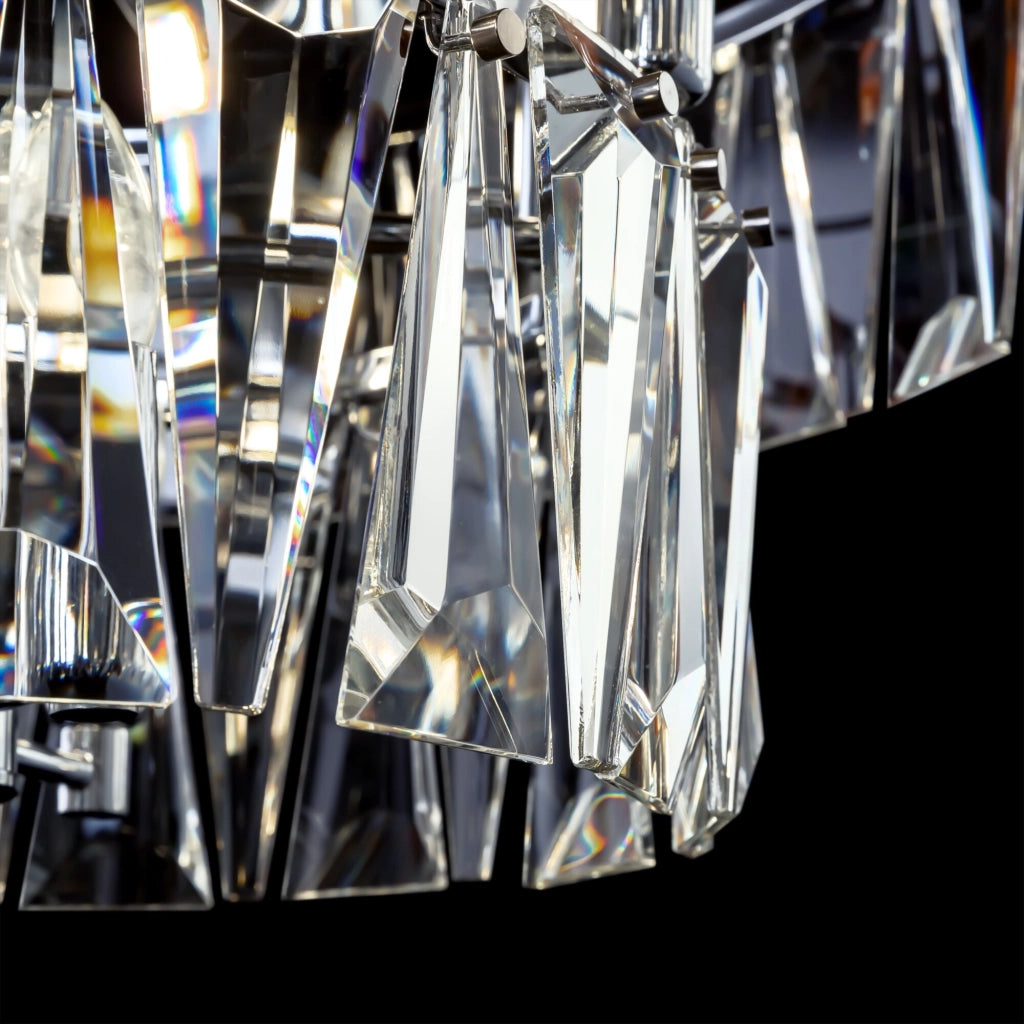 Lampadario Maytoni Puntes in cristallo cromato 12xE14 Ø68