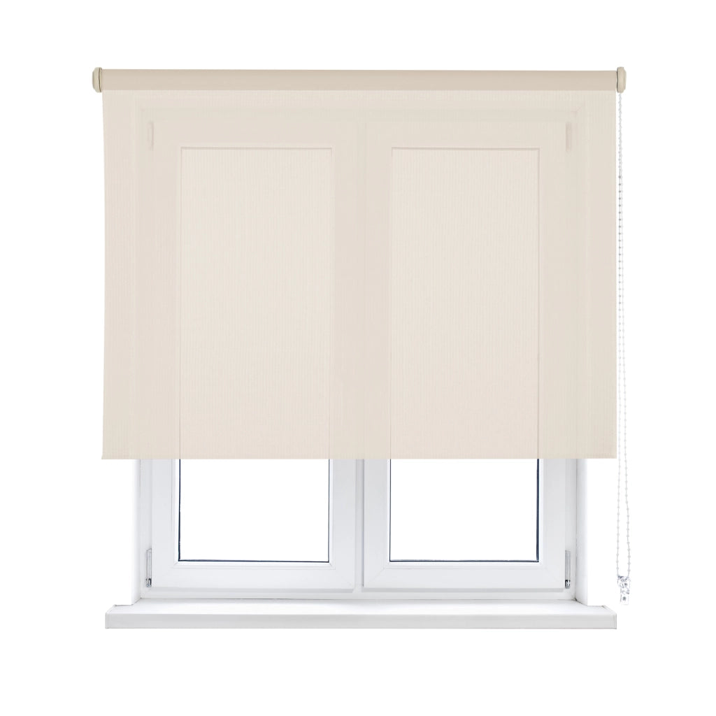 Tenda a rullo Viewtex Easy Fix Screen 10% Grado di apertura beige 55 X 190 cm - Made in Europe - 5 anni di garanzia