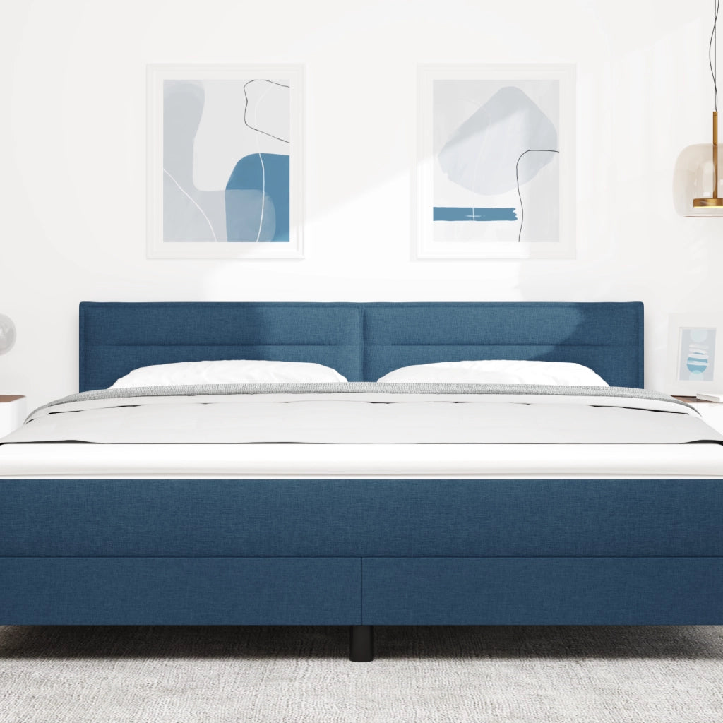 Testiera  Design Linee Blu 180 cm Tessuto