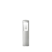 Paletto Luminoso da Esterno GES480 in Alluminio Grigio Metallizzato, Diffusore Opale IP54, Attacco GX53 Max 11W - Gealuce