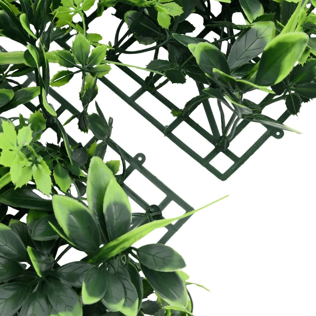 Â  Recinzione Foglie ArtificialiÂ 24 pz Verde 40x60 cm