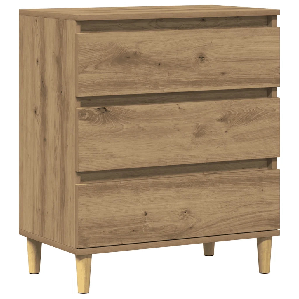 Credenza Rovere Artigianale 60x35x70 cm in Legno Multistrato 856481