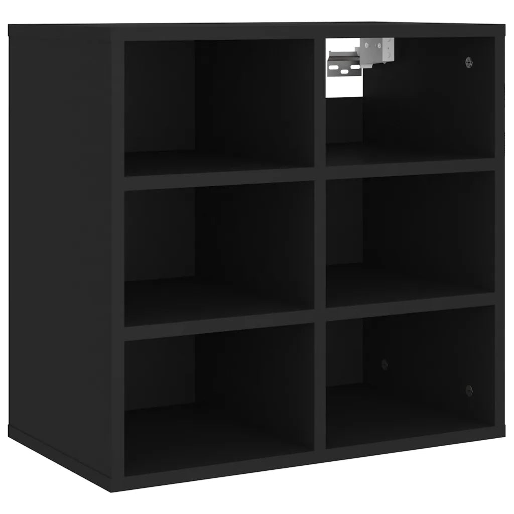 Scarpiere 2 pz Nere 52,5x30x50 cm 808687