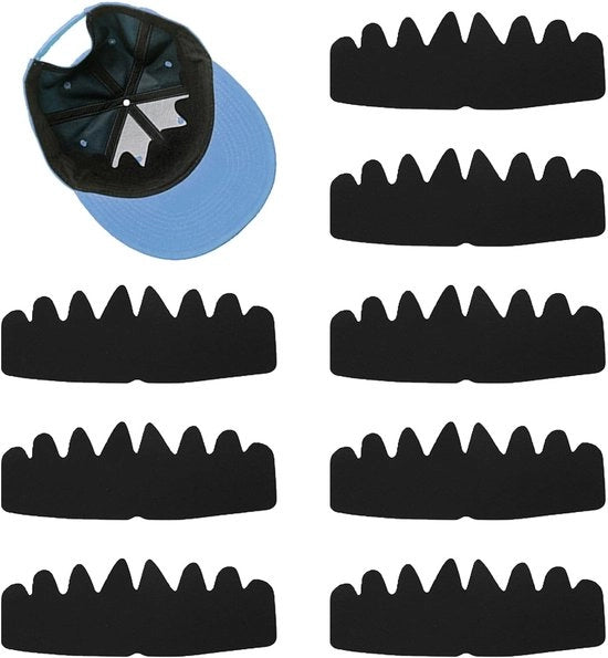 Accessori di Display per Cappelli - 10 Pezzi di Supporto in Panno di Velluto - Contenitore Interno per Cappelli - Panno di Velluto Sostenibile - Dimensioni 26 x 10 cm - Supporto per Cappelli