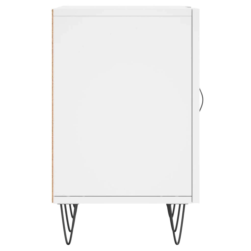 Mobile TV multimediale scaffale TV credenza mobile TV sala da pranzo soggiorno camera da letto 150 x 30 x 50 cm legno ingegnerizzato bianco 02_0025993