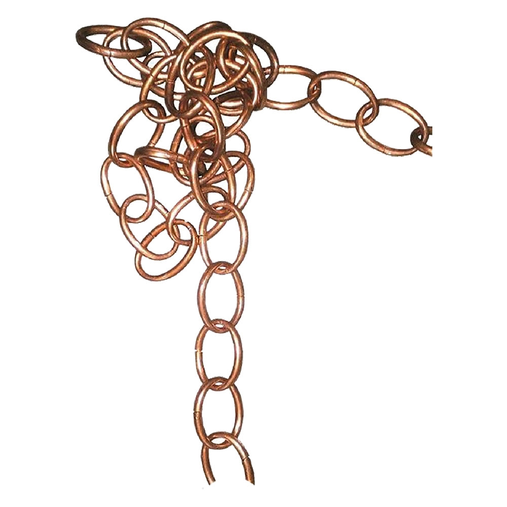 CATENA ORNAMENTALE OVALE 30 mt - ottonata  - AREF