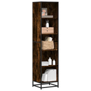 Libreria Rovere Fumo 40x35x170,5 cm in Legno Multistrato 849141
