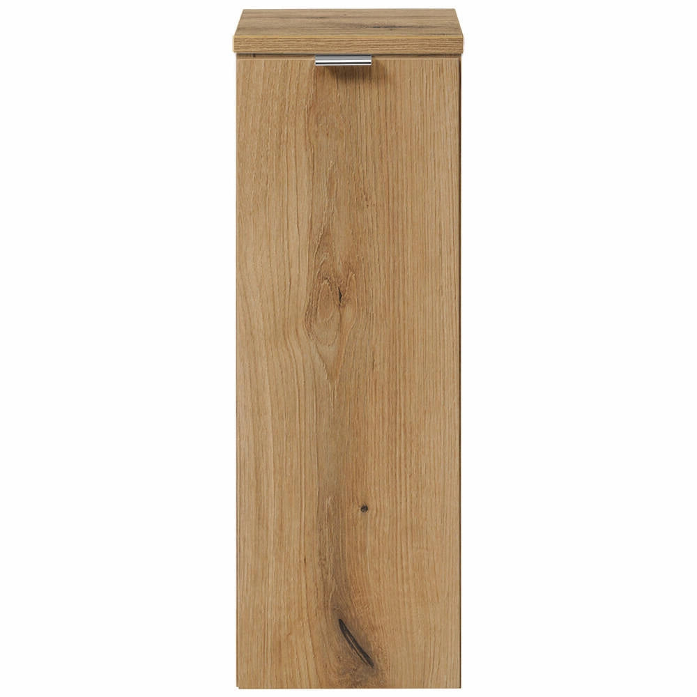 Mobile Pensile da Bagno NEWPORT con Anta e Ripiano 20 x 60 x 40 cm - Effetto Rovere [en.casa]