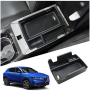 Organizzatore per console centrale - compatibile con Alfa Romeo Tonale 2022-2025 - contenitore di stoccaggio - contenitore per guanti - mantiene la console di guida ordinata - scatola di stoccaggio
