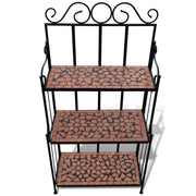 Piedistallo per Piante Terracotta con Mosaico 41131