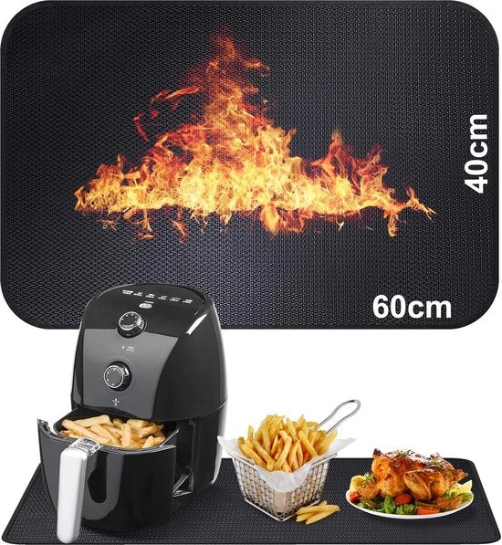 Mat per protezione contro calore e fiamme per apparecchi da cucina