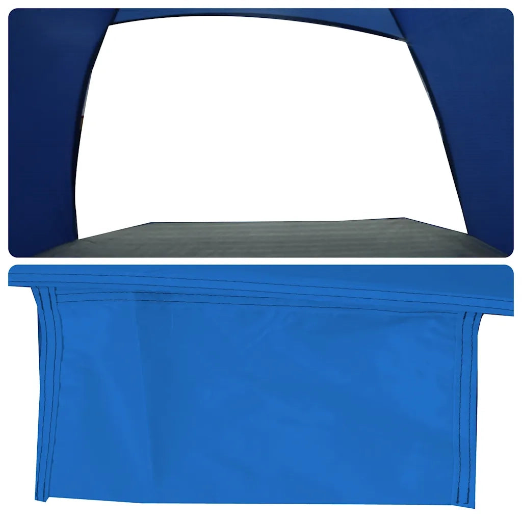 Tenda da Spiaggia 3 Persone Azzurra Impermeabile 4009455
