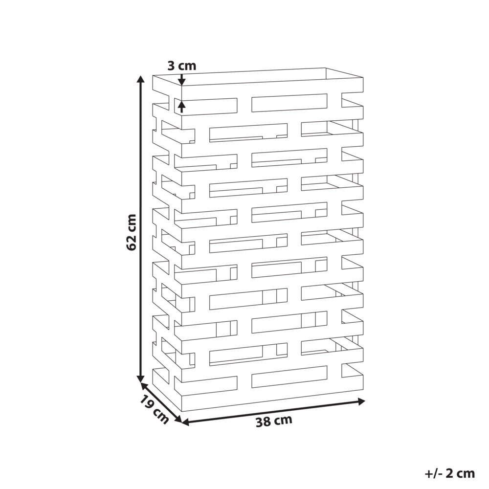Portaombrelli in ferro nero verniciato a polvere Organizzatore per corridoio alto per ombrelli bagnati