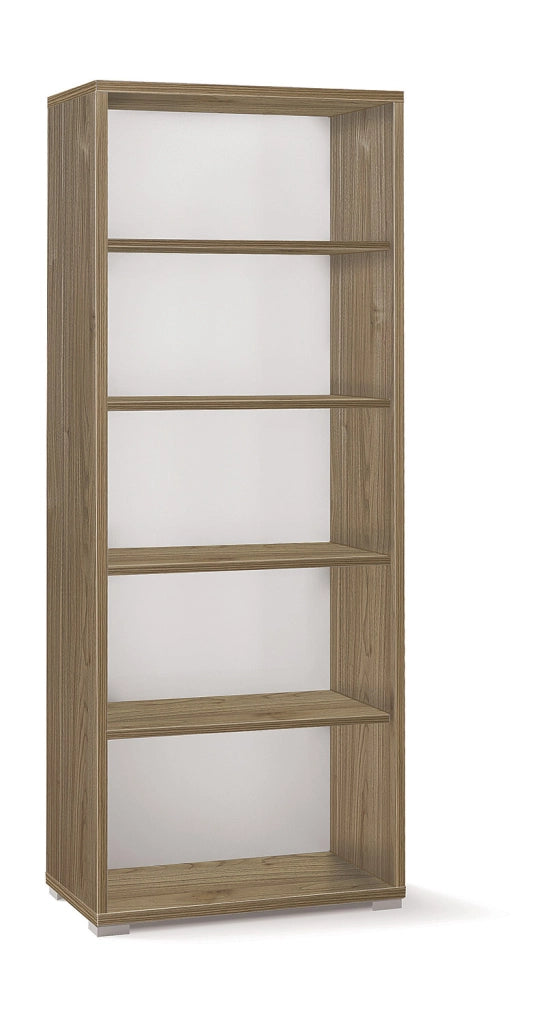 Libreria Modulare 5 Ripiani 71x182x41 cm Noce Stelvio