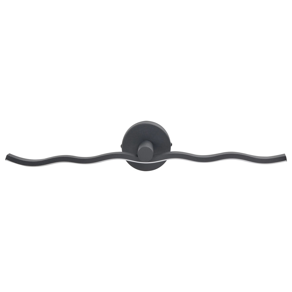 Lampada LED Immagine Lampada a specchio Metallo nero 55 cm Luce Camera da letto Soggiorno Bagno Lampada a specchio