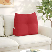 Cuscino per Schiena Rosso 60 x 24 x 50 cm Tessuto 42014395