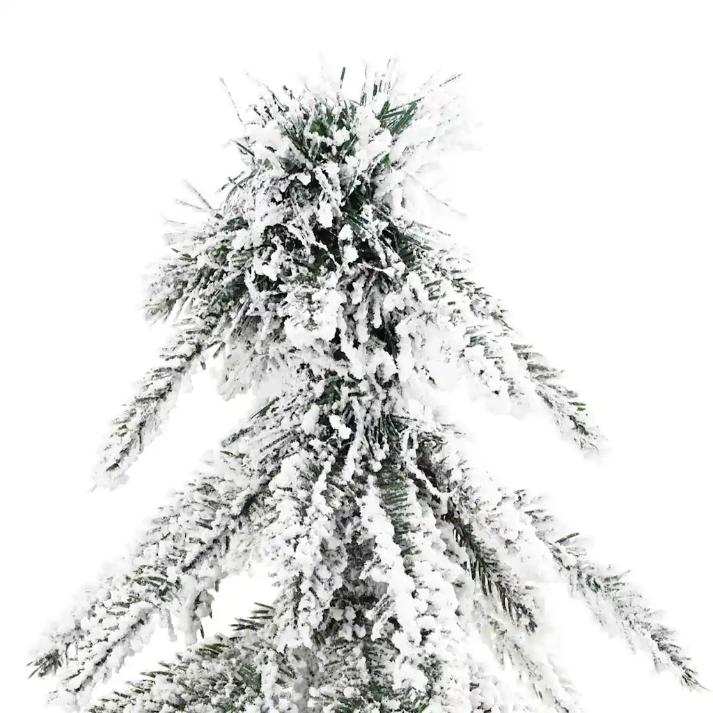 Albero di Natale con 300 LED Bianco 180 cm PE e Acciaio