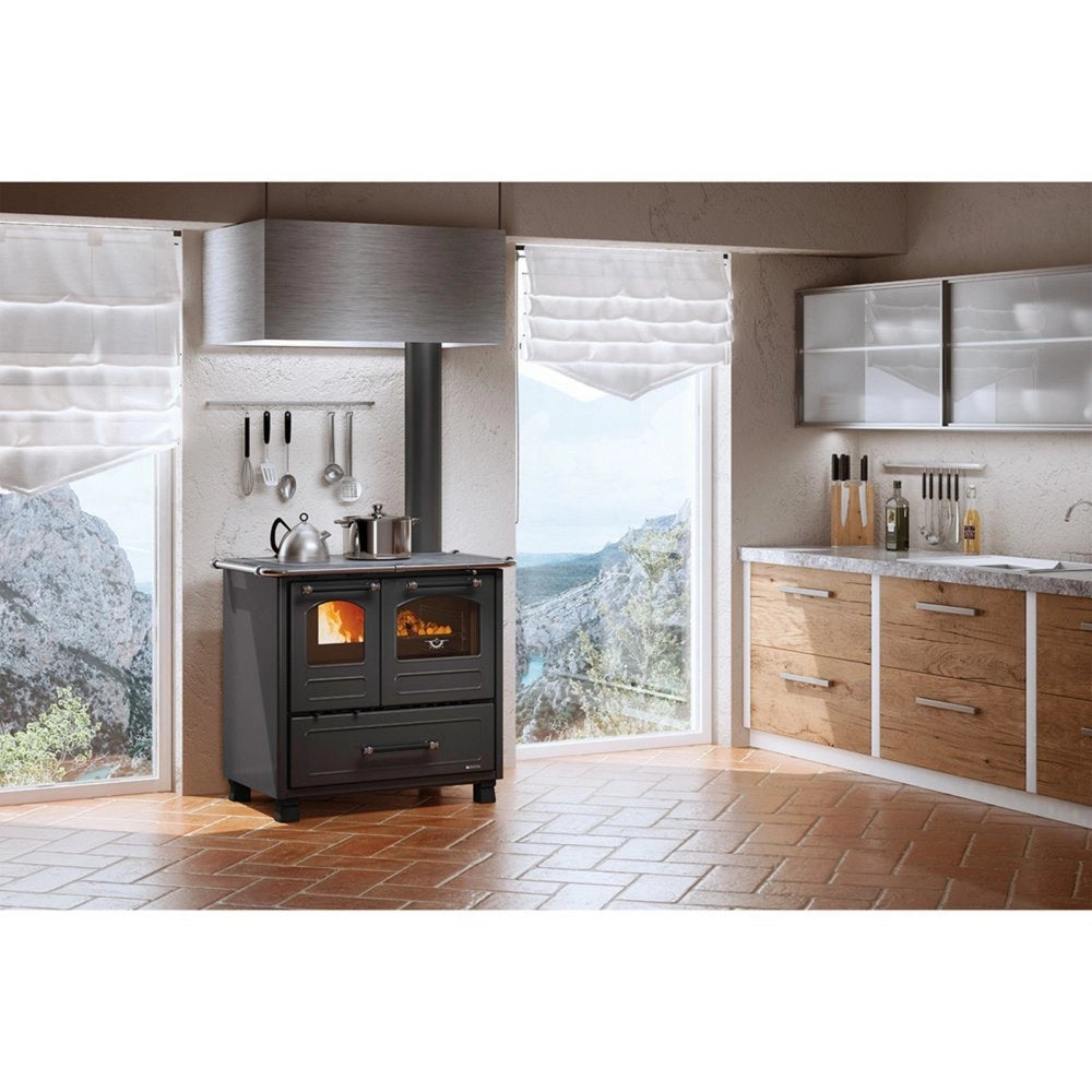 1pz cucina a legna 'family 4,5' colore bianco cod:ferx.7000984nlm