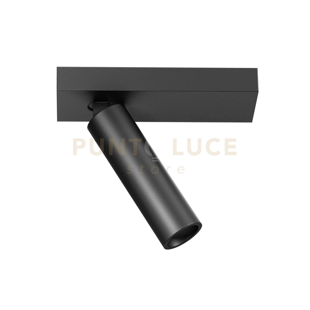 GFA1471C- SPOT FARETTO ORIENTABILE 1 LUCE ATTACCO LED 3000K 512LM 7W NERO SATINATO D.3,5CM ATTACCO 14X4,5CM