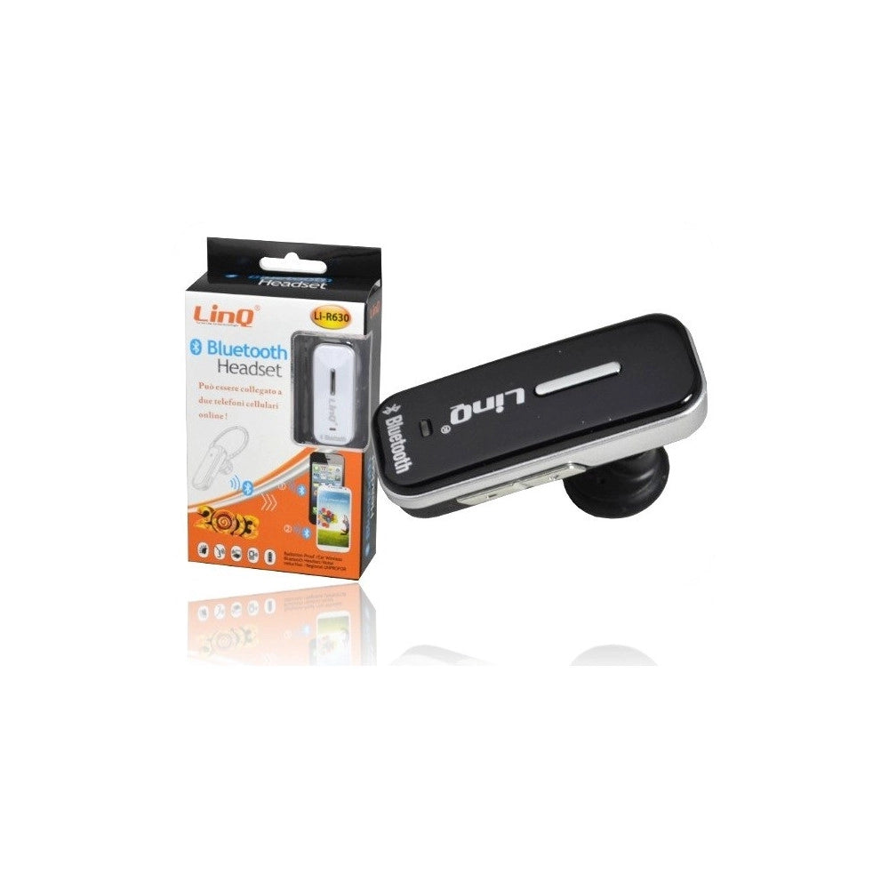 Trade Shop - Auricolare Headset Bluetooth Smartphone S3 S4 Dual Mode 10m Linq Li-r630 -