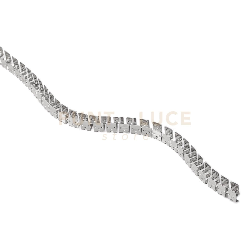 GSTP210- PROFILO FLESSIBILE PER STRISCE LED "GST210C o GST210N" IN ACCIAIO GRIGIO