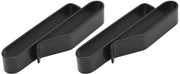 Sostegno per chiave esterno - Acciaio inossidabile - Resistente alla corrosione - Nero - Sostegno per chiave clip - Adatto per pantaloni da jogging - 2 pezzi