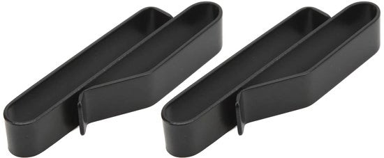 Sostegno per chiave esterno - Acciaio inossidabile - Resistente alla corrosione - Nero - Sostegno per chiave clip - Adatto per pantaloni da jogging - 2 pezzi