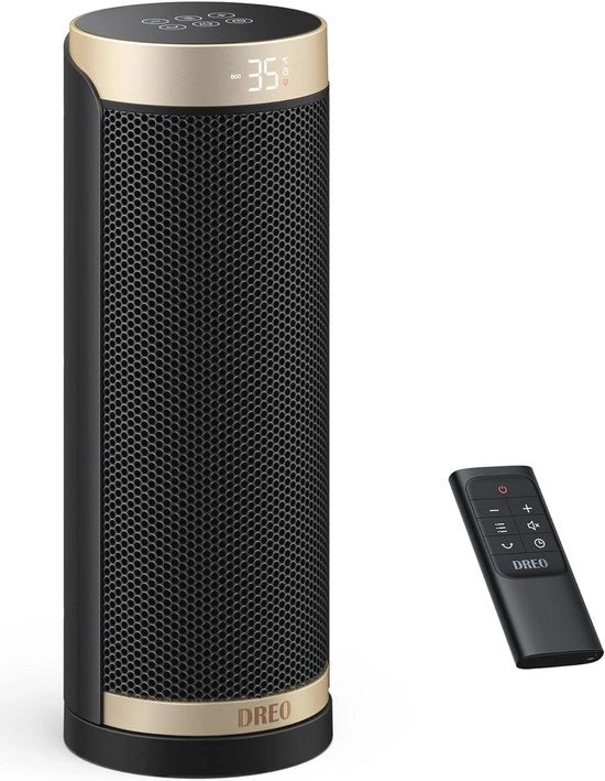 Riscaldatore Ceramico Intelligente 1800W con Comando a Distanza e Termostato - Riscaldamento Rapido per Casa e Ufficio