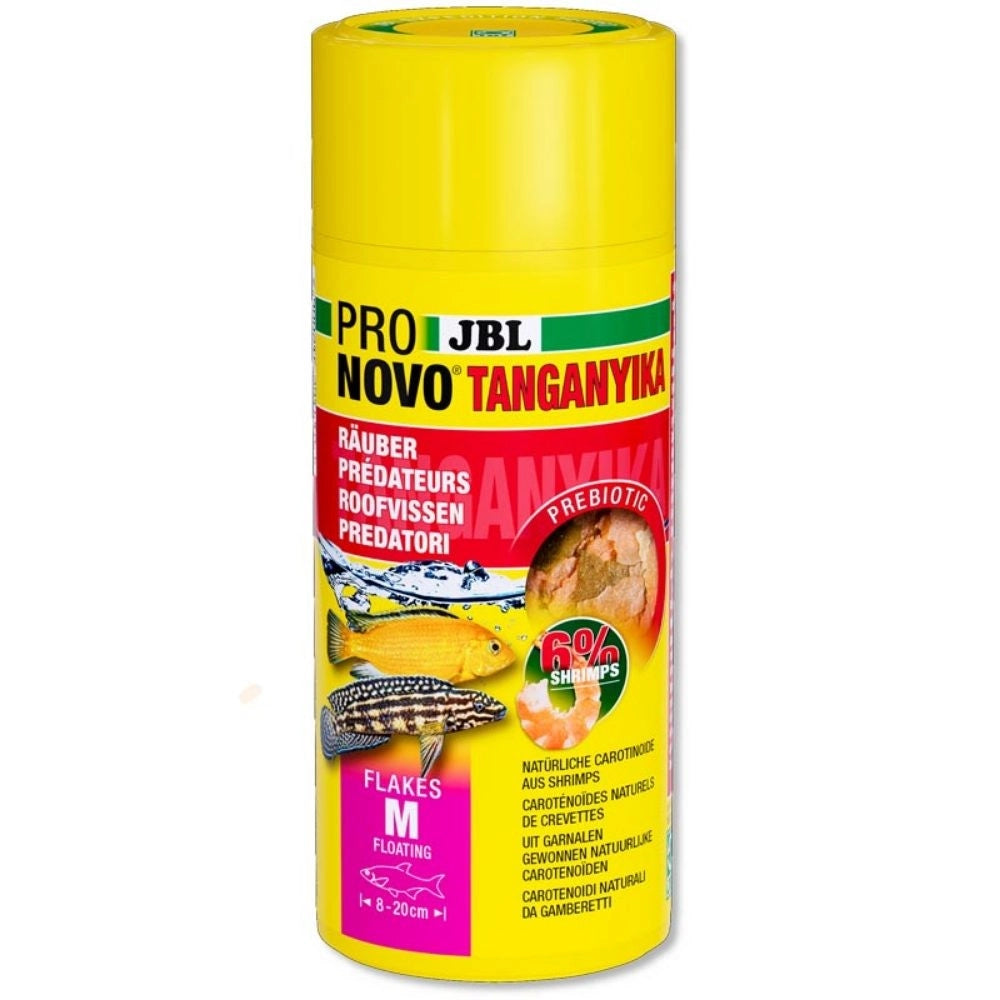 JBL ProNovo Tanganyika Flakes M - fioccato per Ciclidi da 8 a 20cm Formato: 250 ml