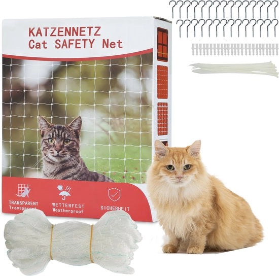 Rete per gatti Rete di protezione per gatti e uccelli Rete per proteggere il balcone 3x8m
