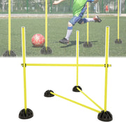 FIVMEN Agility Hostens, set di aste per allenamento per rimbalzo, dribbling e mobilità, aste slalom, hobby horse ostacoli