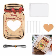 Set di Carte di Buon Natale da 48 - Strisce Argentate - Sacchetti trasparenti - Dimensioni 15x9 cm - Ideali per Adolescenti - Per Classi e Feste - Carte di Auguri