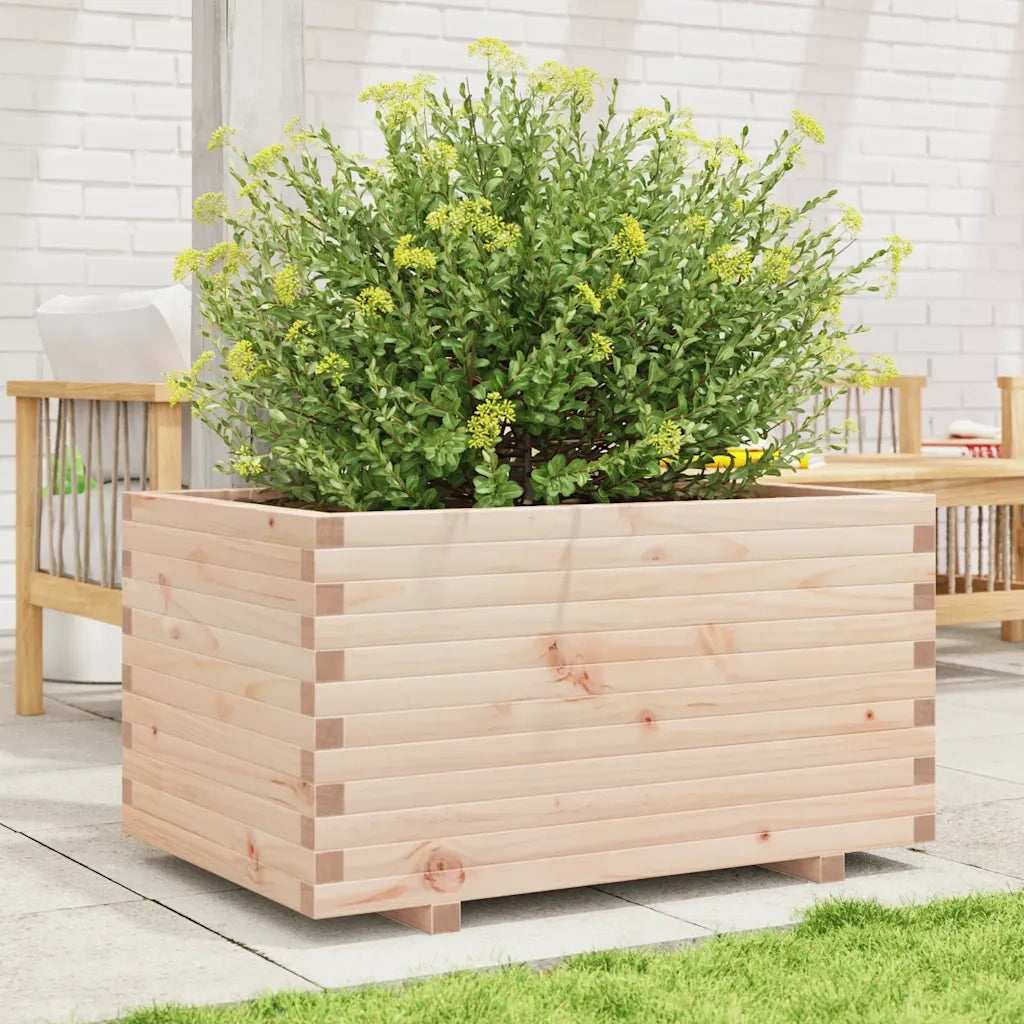 Fioriera da Giardino-Vaso da Esterno 90x60x49,5 cm in Legno Massello di Pino 924817